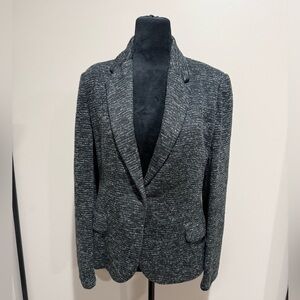 Anthropology Cartonnier Charcoal Textured Blazer